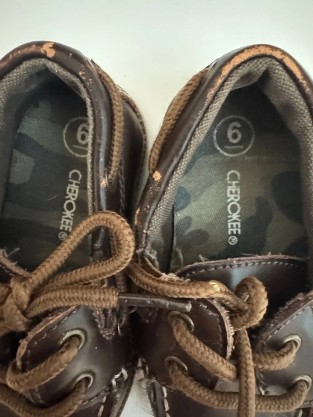 Brown Kids Boat Shoes - Size 6